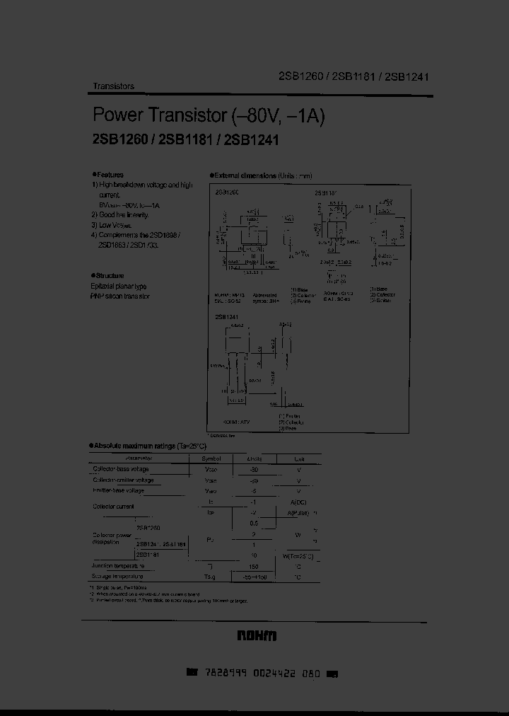 2SB1260R_1662805.PDF Datasheet