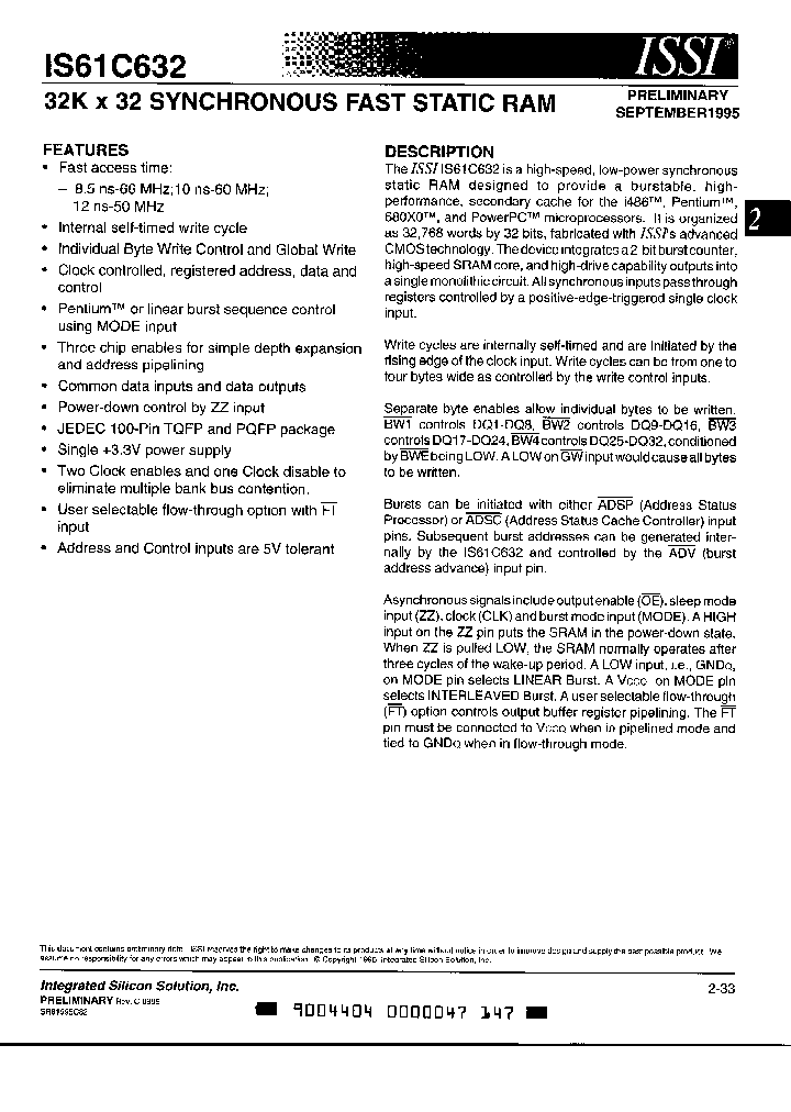 IS61C632-8TQ_1666929.PDF Datasheet