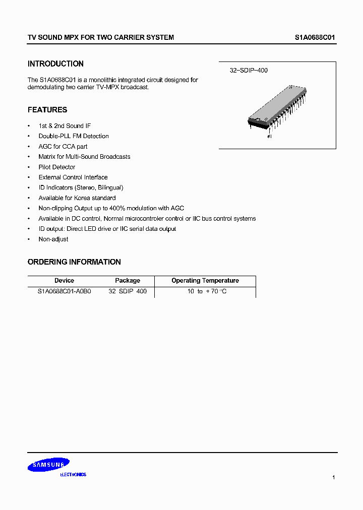 S1A0688C01-A0B0_1672708.PDF Datasheet