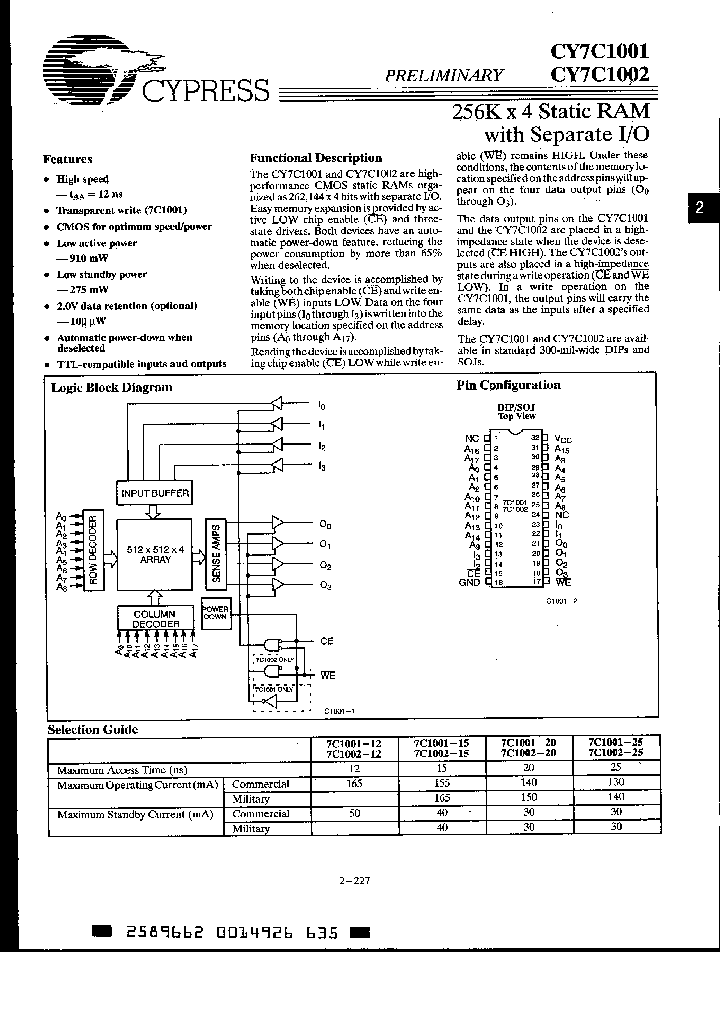 CY7C1001-25VC_1670911.PDF Datasheet