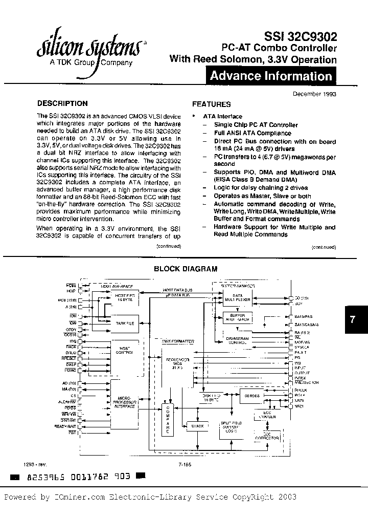 SSI32C9302-CGT2_1685857.PDF Datasheet