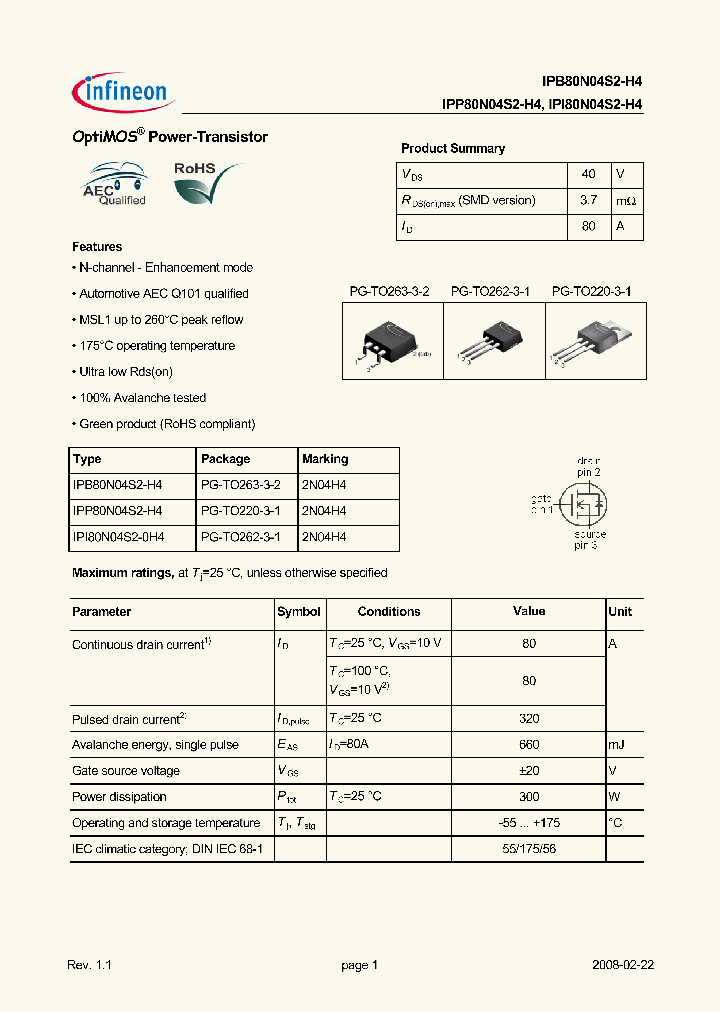 IPI80N04S2-H4_1837388.PDF Datasheet