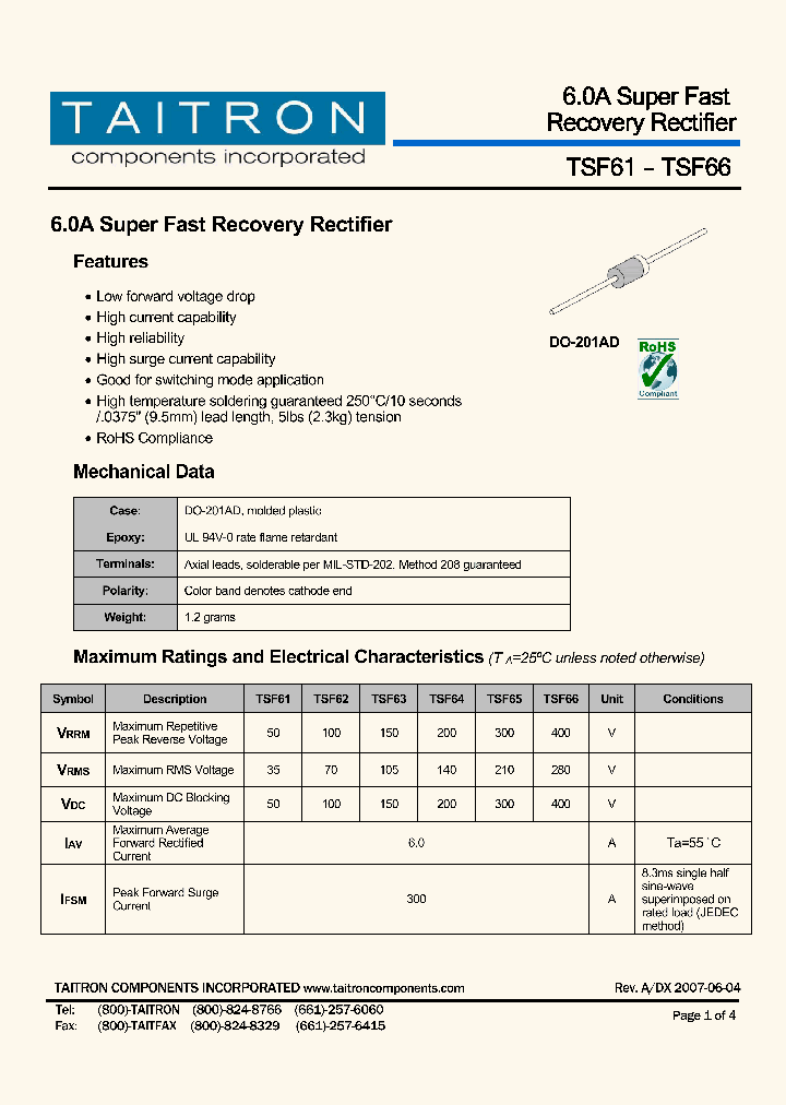 TSF61_1838836.PDF Datasheet