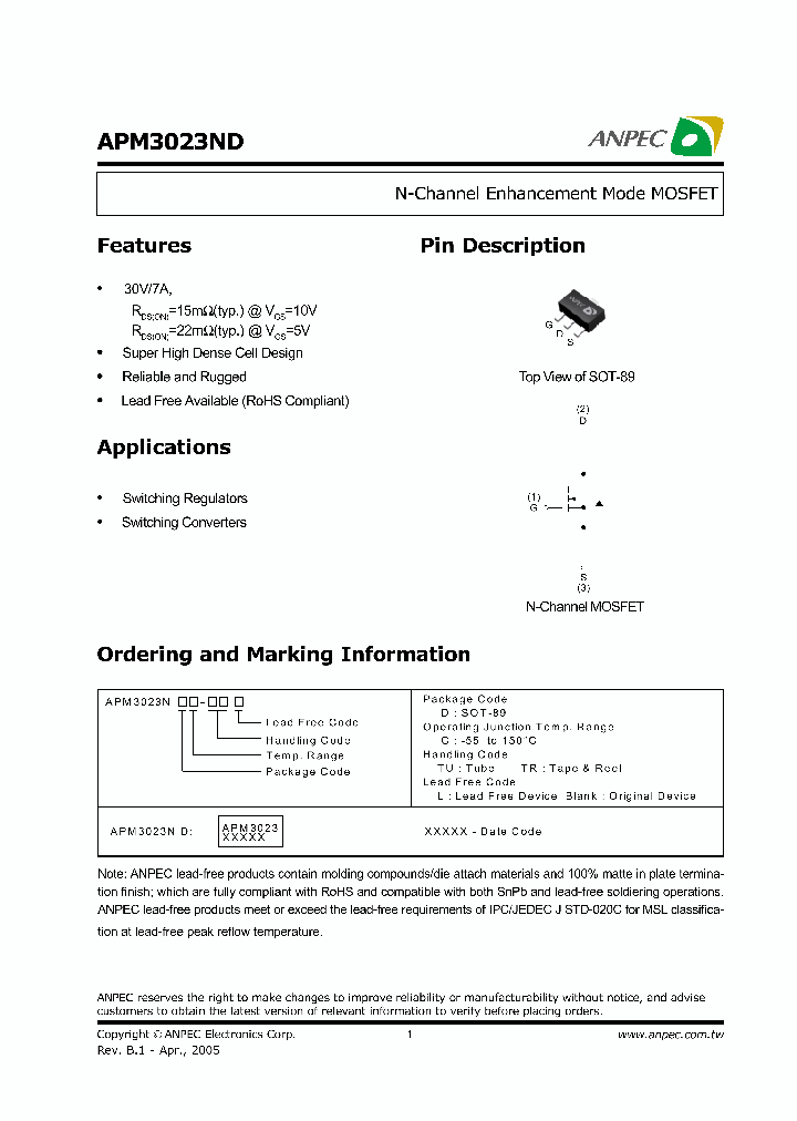 APM3023ND_1690528.PDF Datasheet
