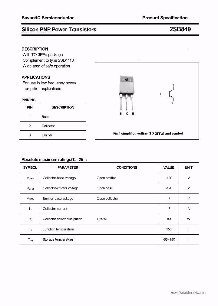 2SB849_1844921.PDF Datasheet