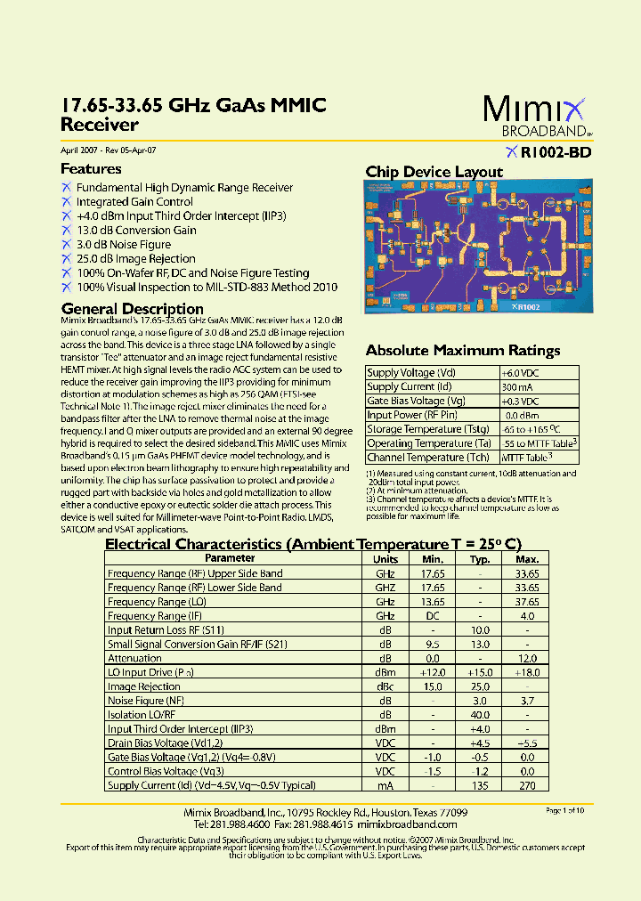 XR1002-BD_1684913.PDF Datasheet