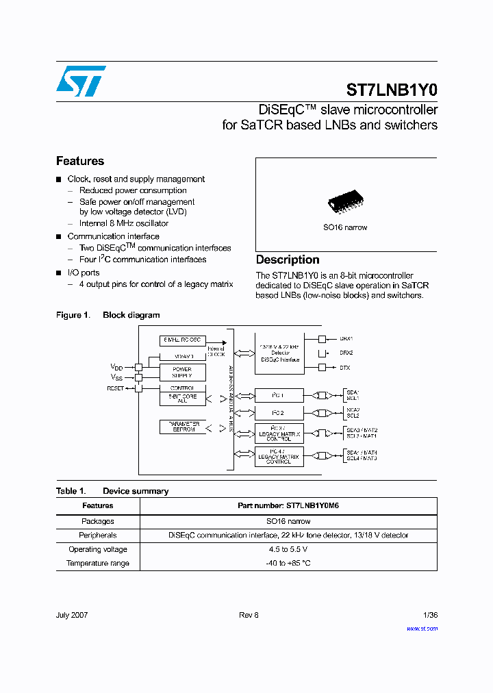 ST7LNB1Y0_1847833.PDF Datasheet
