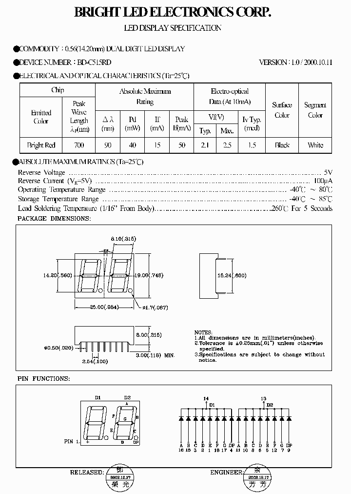 BD-C515RD_1849570.PDF Datasheet