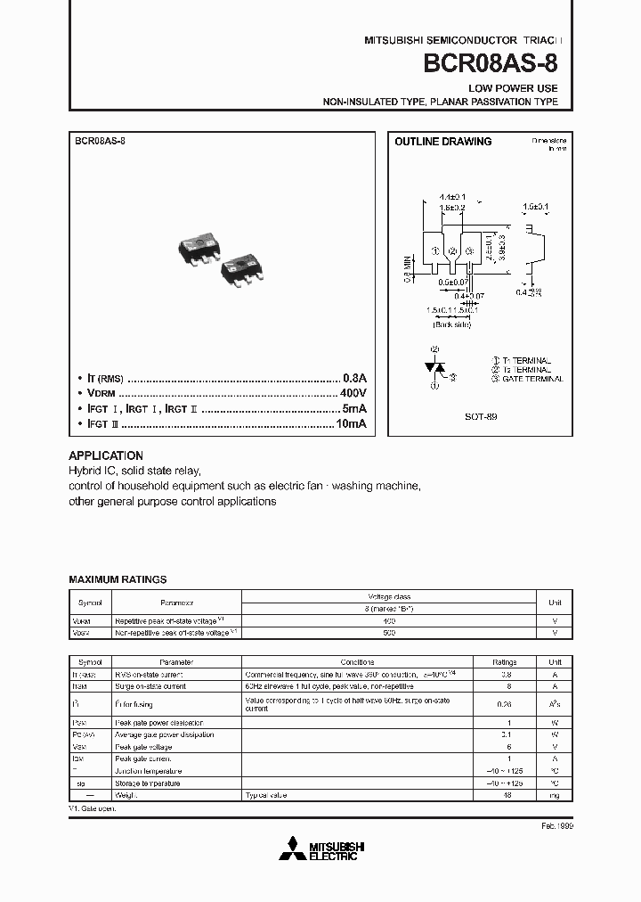 BCR08AS-8_1852038.PDF Datasheet