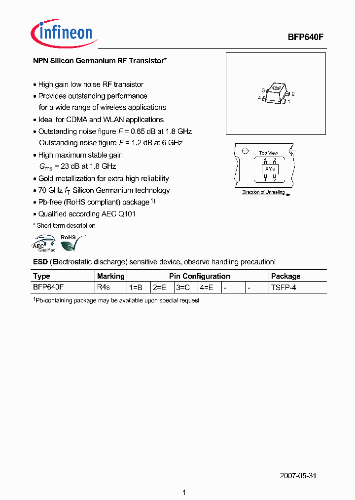 BFP640F07_1853937.PDF Datasheet