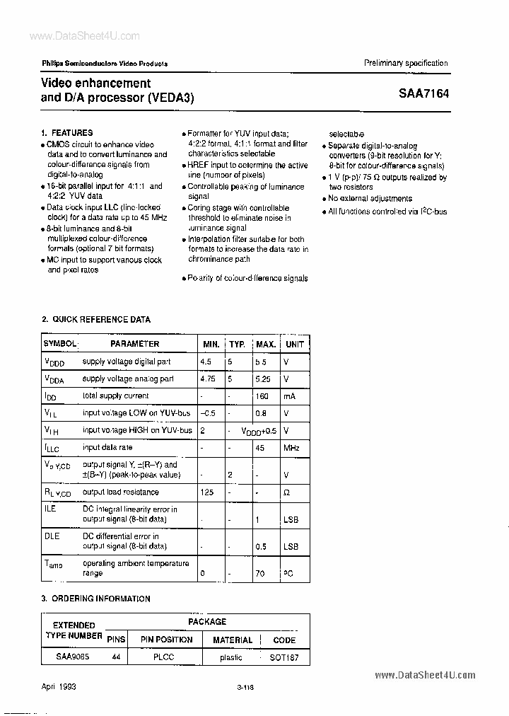 SAA7164_1855789.PDF Datasheet