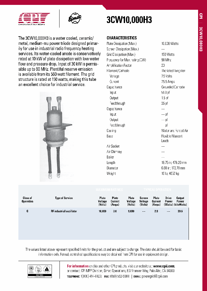 3CW10000H3_1855810.PDF Datasheet