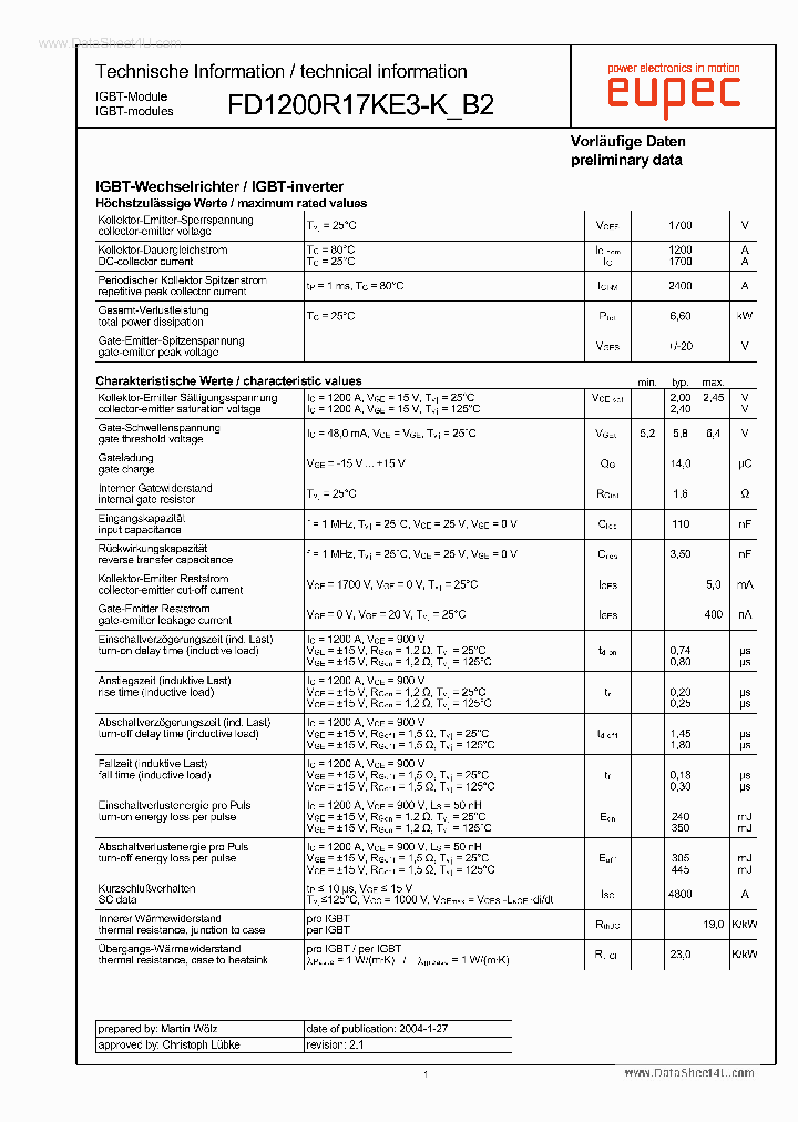 FD1200R17KE3-K-B2_1856340.PDF Datasheet
