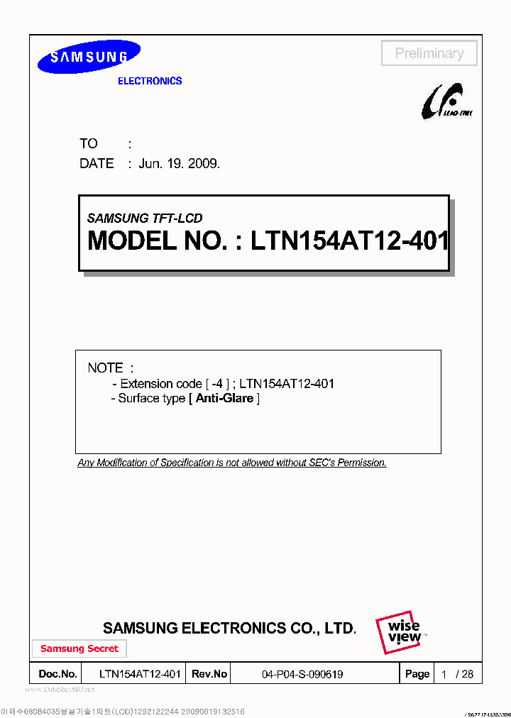 LTN154AT12-401_1859338.PDF Datasheet