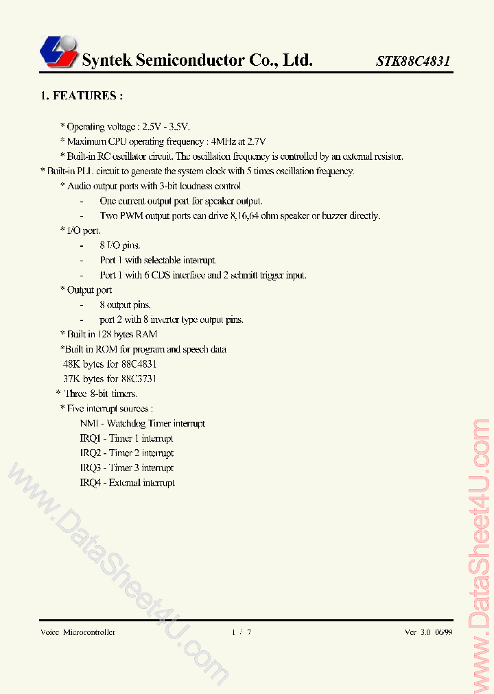STK88C4831_1861386.PDF Datasheet