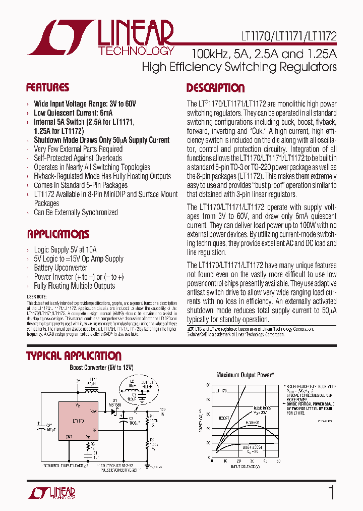 LT1170_1863962.PDF Datasheet