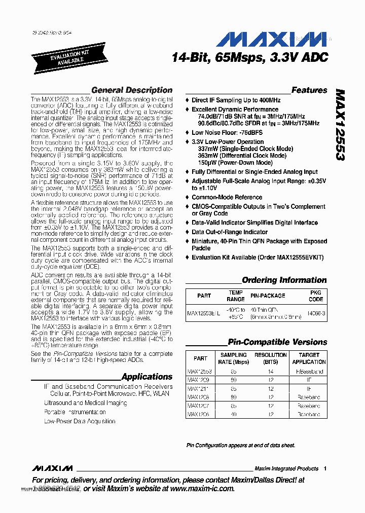 MAX12553_1864867.PDF Datasheet