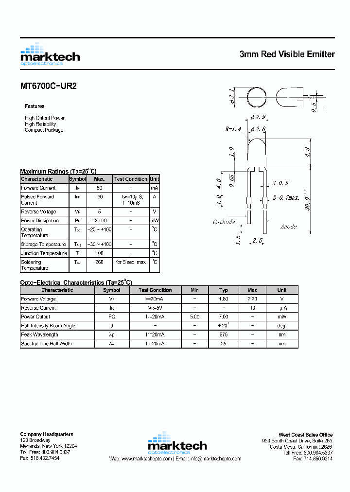 MT6700C-UR2_1866312.PDF Datasheet