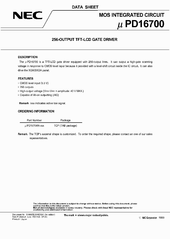 UPD16700N-XXX_1876238.PDF Datasheet