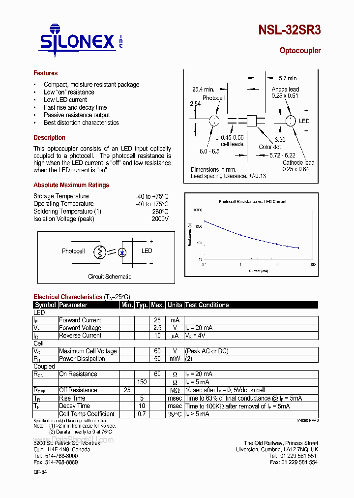 NSL-32SR3_1877618.PDF Datasheet