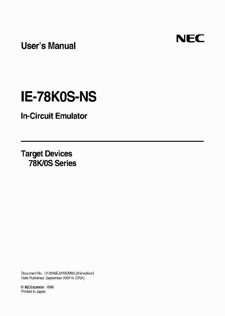 IE-78K0S-NS_1878588.PDF Datasheet