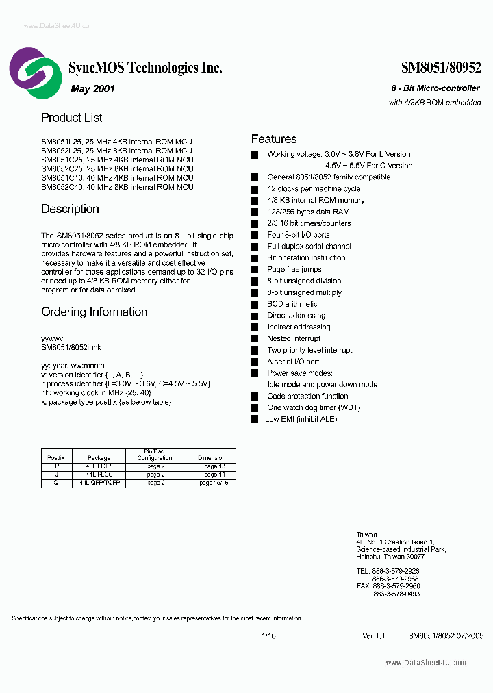 SM8051_1878886.PDF Datasheet