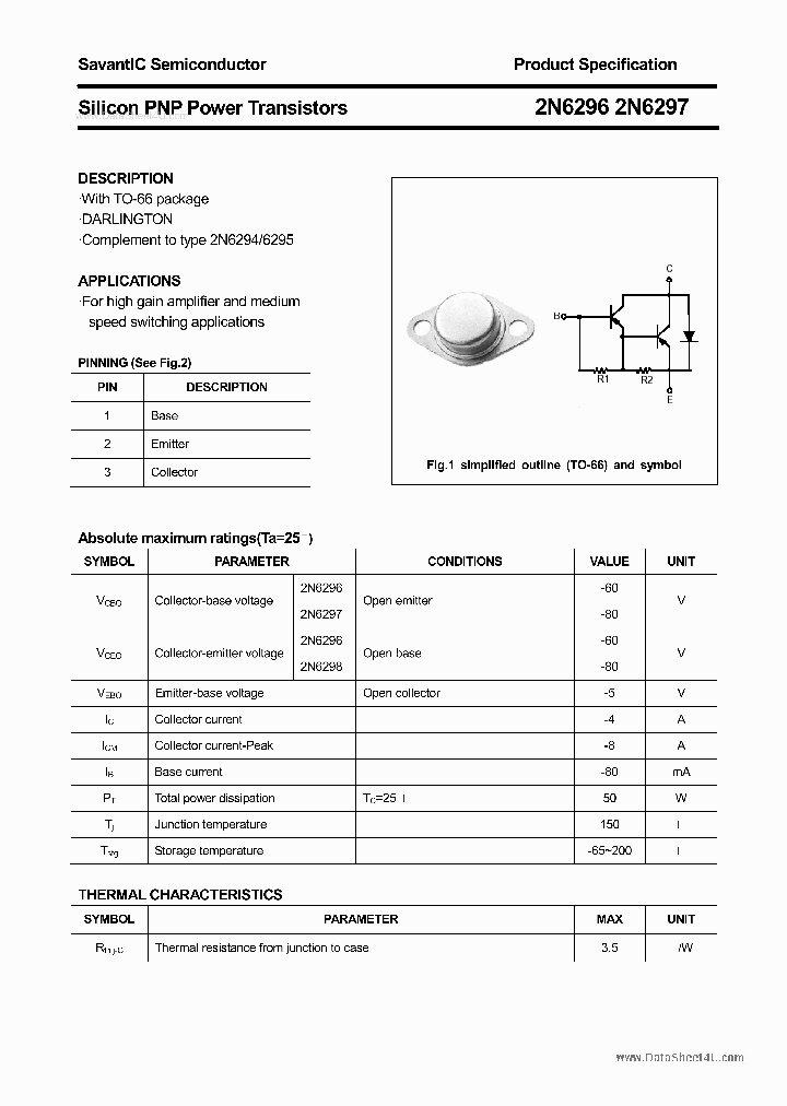2N6296_1879616.PDF Datasheet