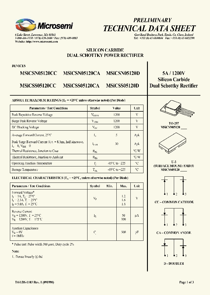 MSICSN05120CA_1879895.PDF Datasheet