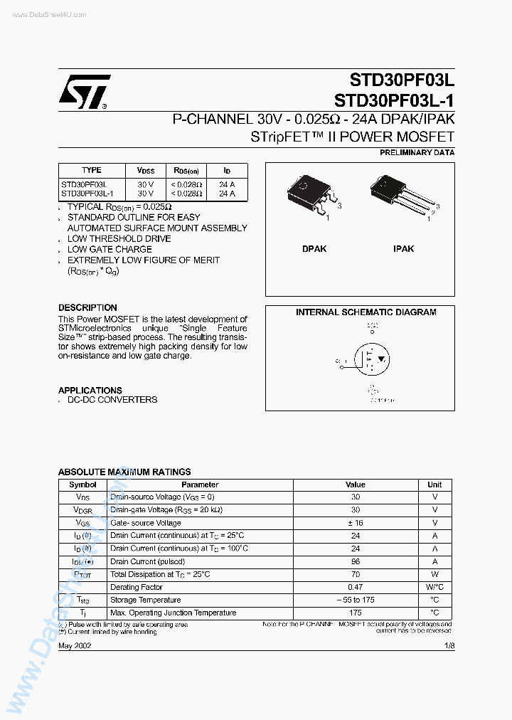 STD30PF03L_1873723.PDF Datasheet