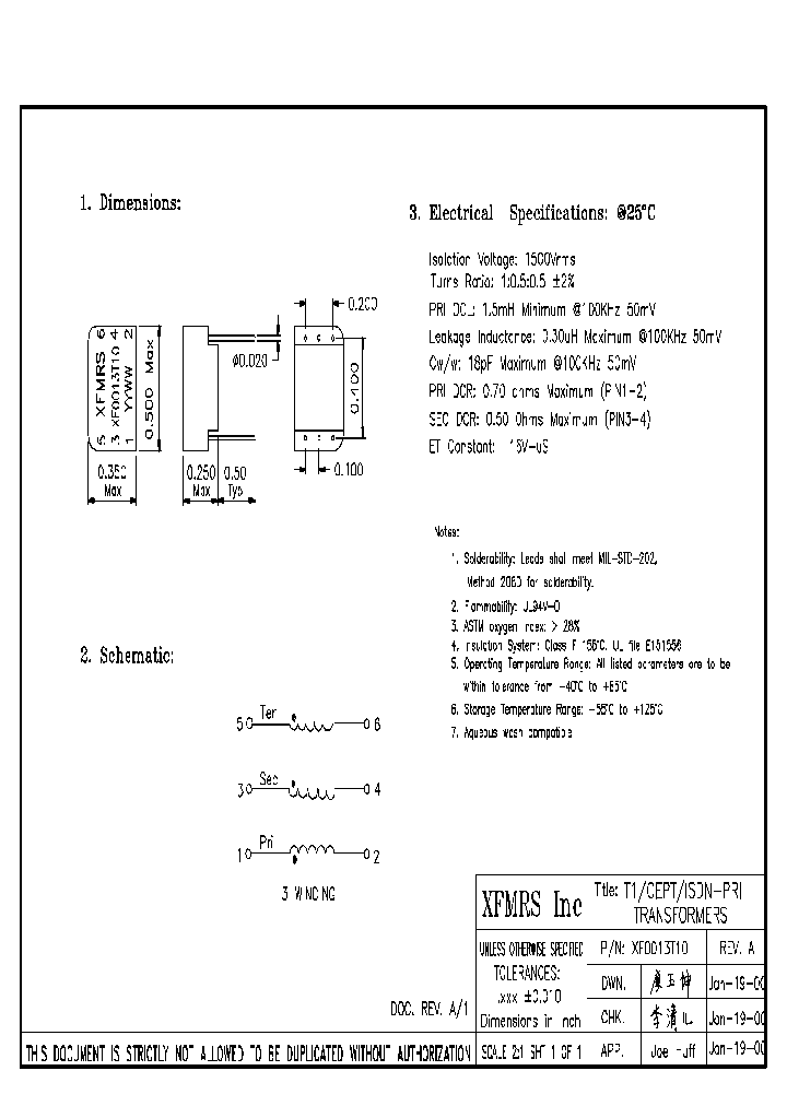 XF0013T10_1882577.PDF Datasheet