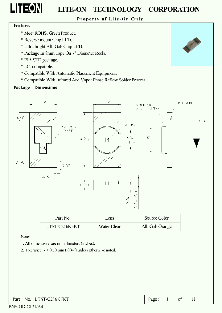 LTST-C216KFKT_1883542.PDF Datasheet