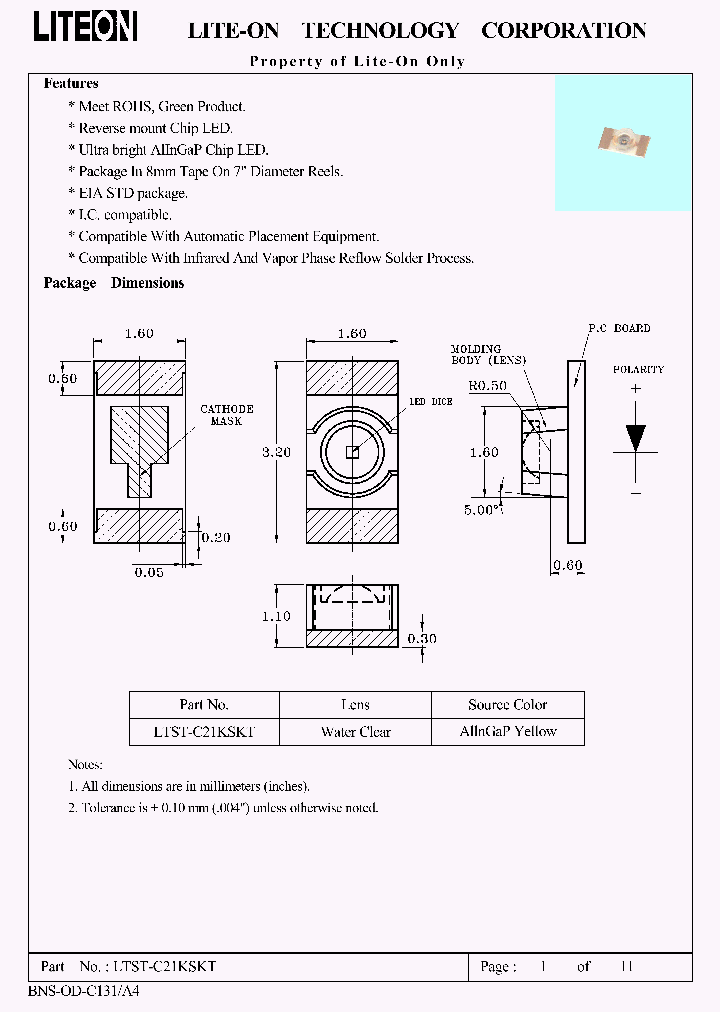 LTST-C21KSKT_1883547.PDF Datasheet