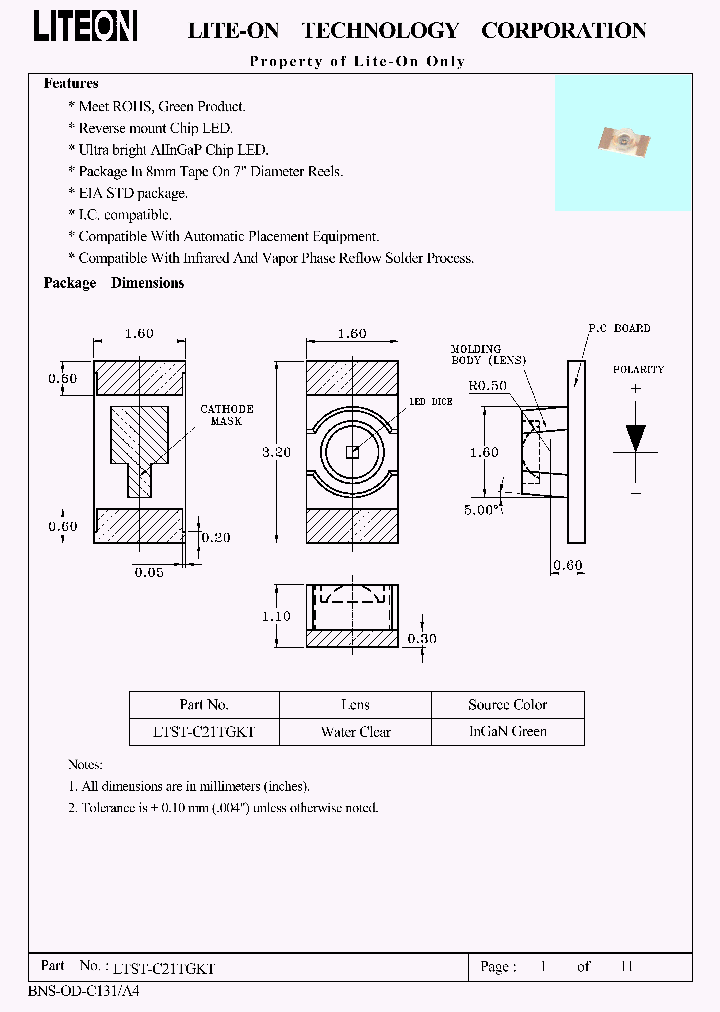 LTST-C21TGKT_1883548.PDF Datasheet