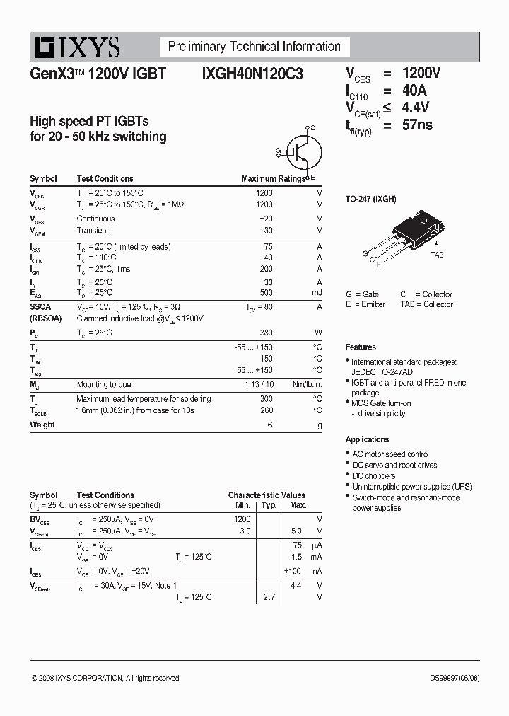 IXGH40N120C3_1884580.PDF Datasheet