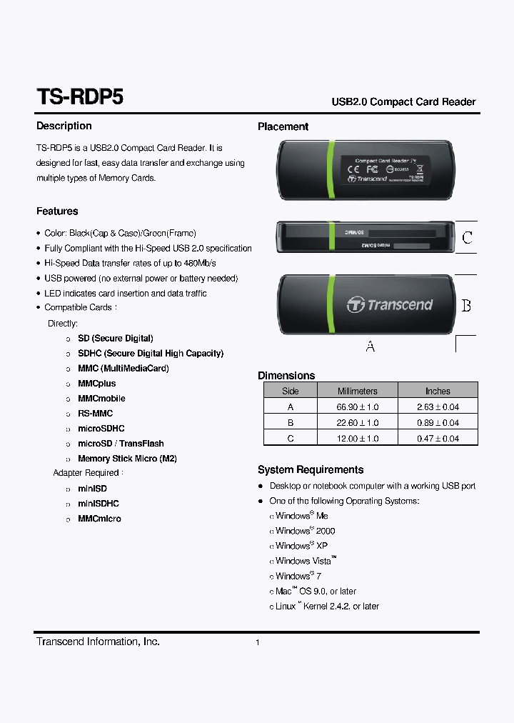TS-RDP5_1886936.PDF Datasheet