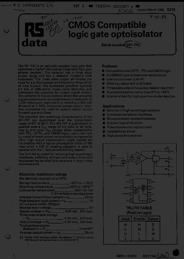 301-741_1671987.PDF Datasheet