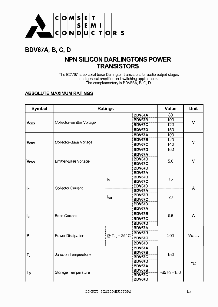 BDV67A_1892521.PDF Datasheet