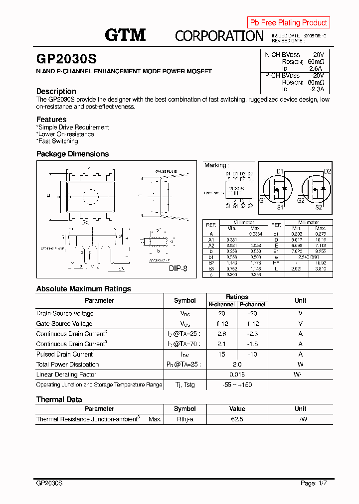 GP2030S_1701006.PDF Datasheet
