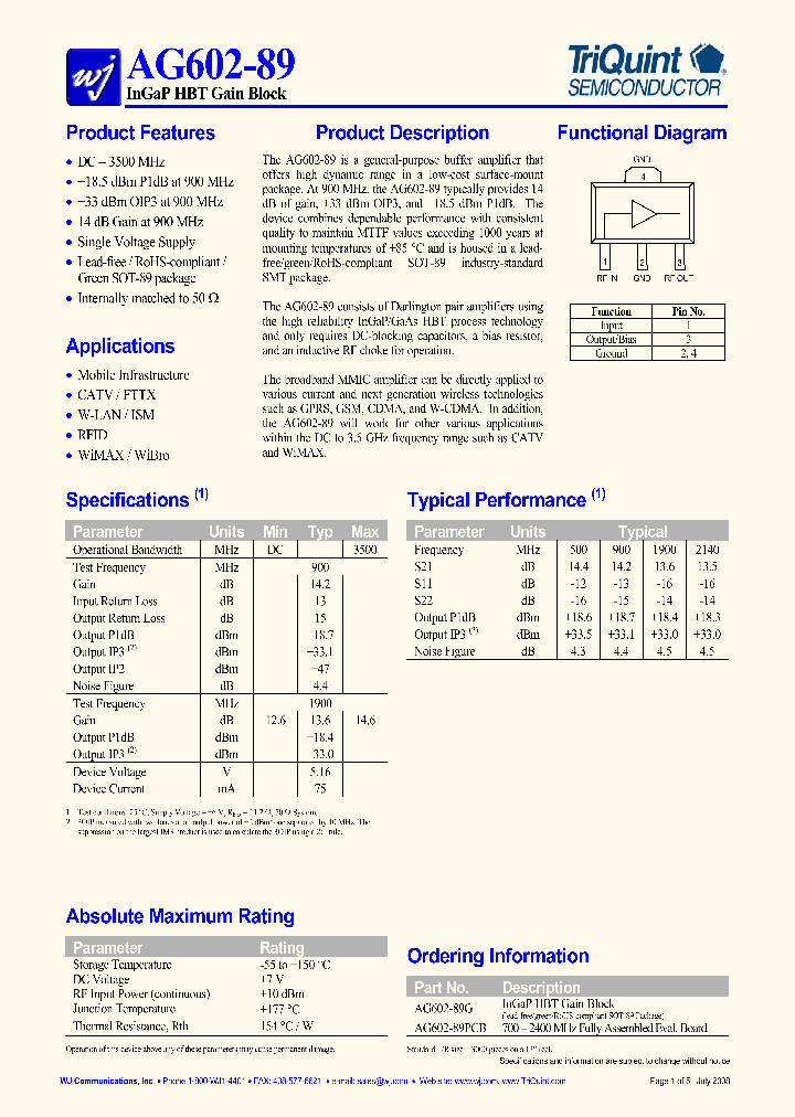 AG602-89G_1683630.PDF Datasheet