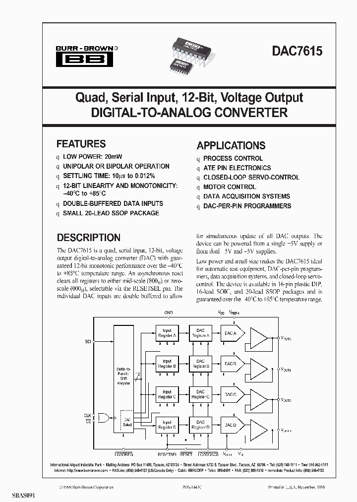 DAC7615E1K_1703966.PDF Datasheet
