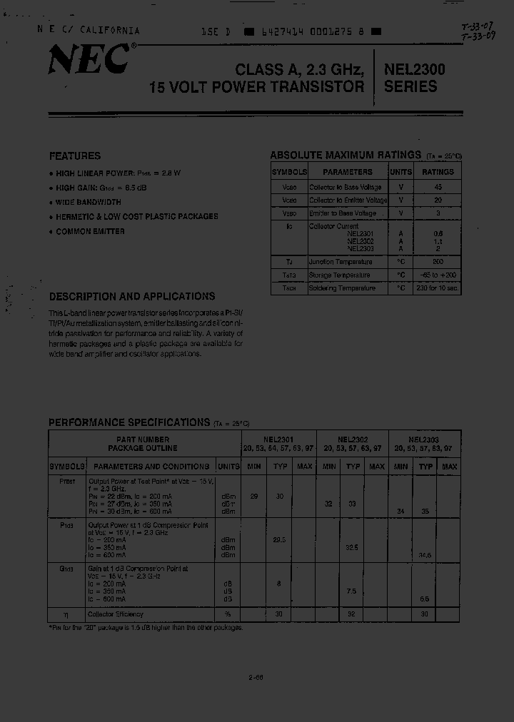 NEL230363_1707263.PDF Datasheet