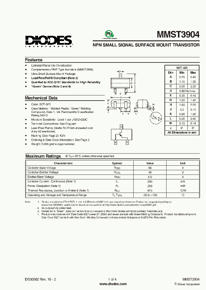 MMST3904-7-F_1712463.PDF Datasheet