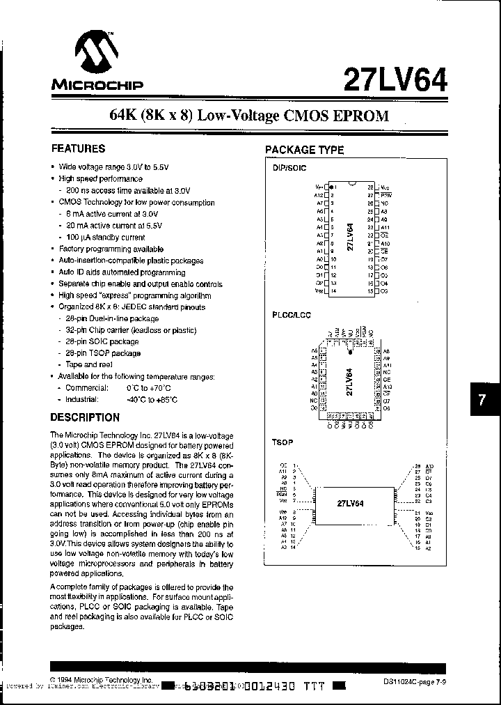 27LV64-30ITS_1707790.PDF Datasheet