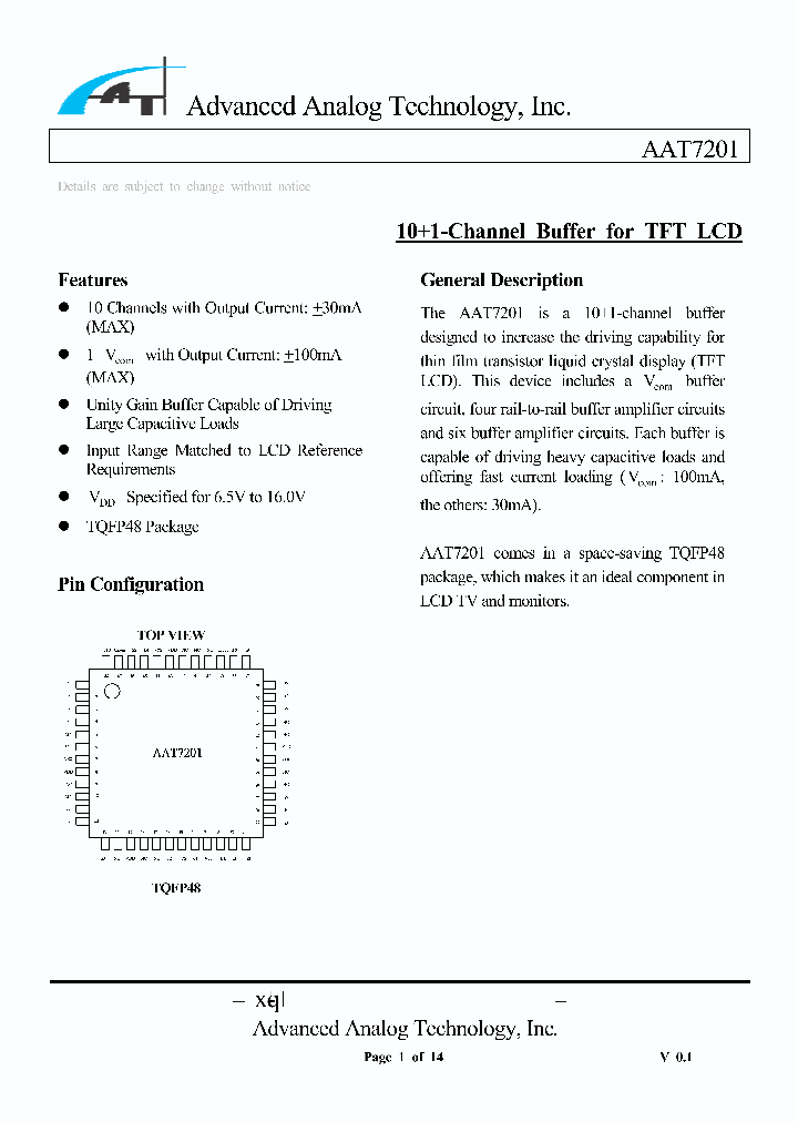 AAT7201-T3-T_1676221.PDF Datasheet