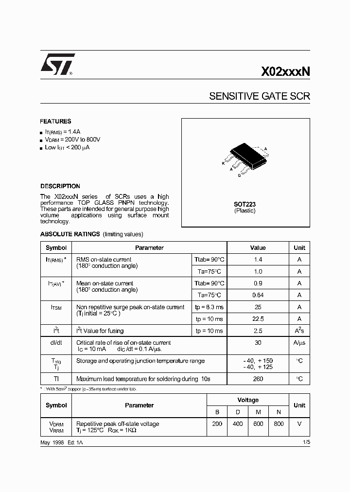 X02XXXN_1691113.PDF Datasheet