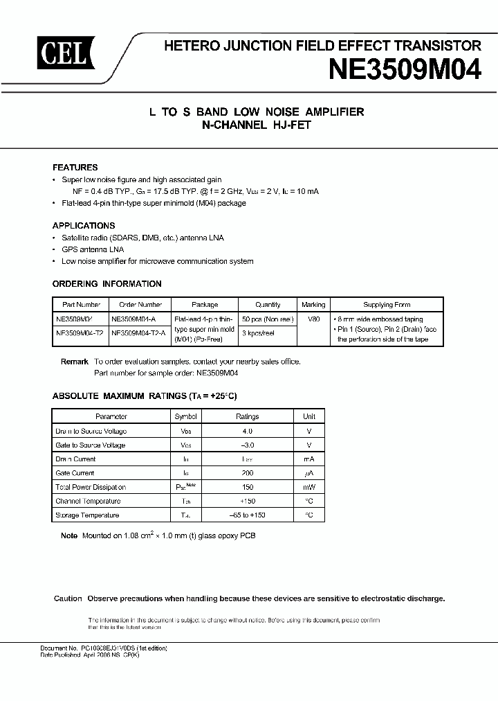NE3509M04-T2_1717390.PDF Datasheet