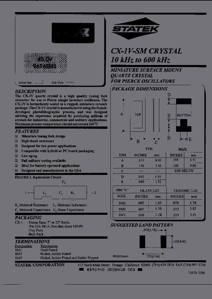 CX1V-SM_1646294.PDF Datasheet