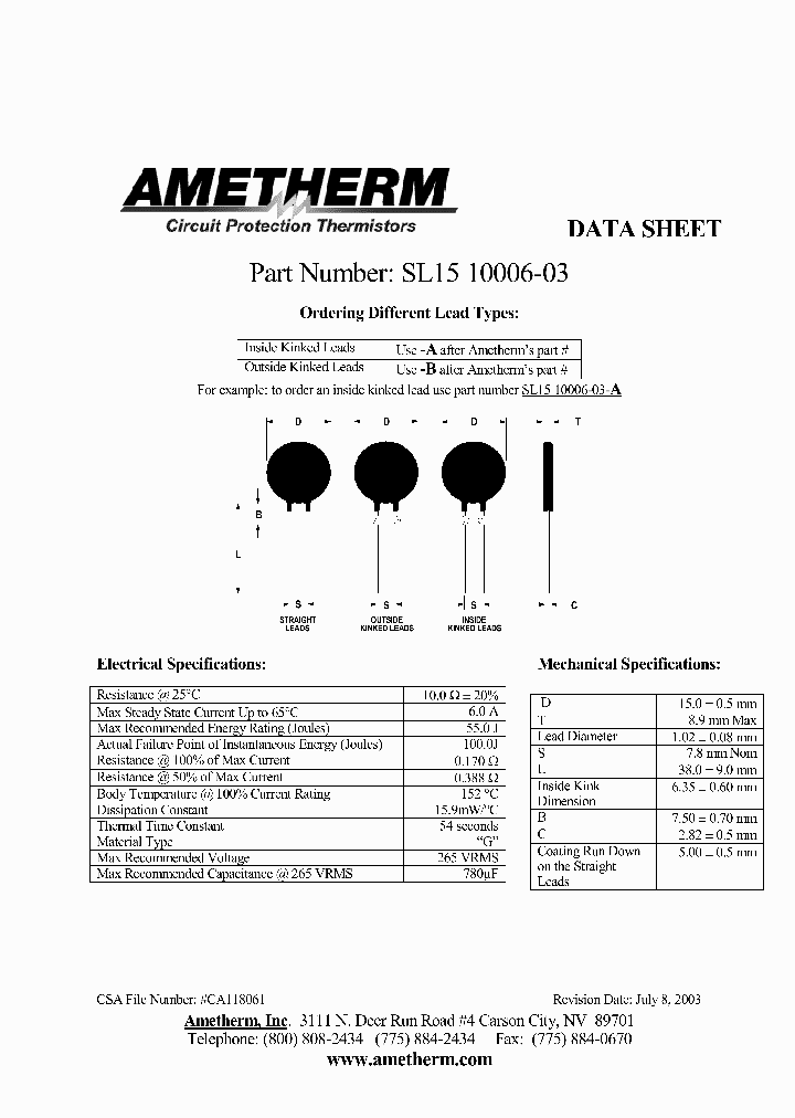 SL1510006-03-B_1727488.PDF Datasheet