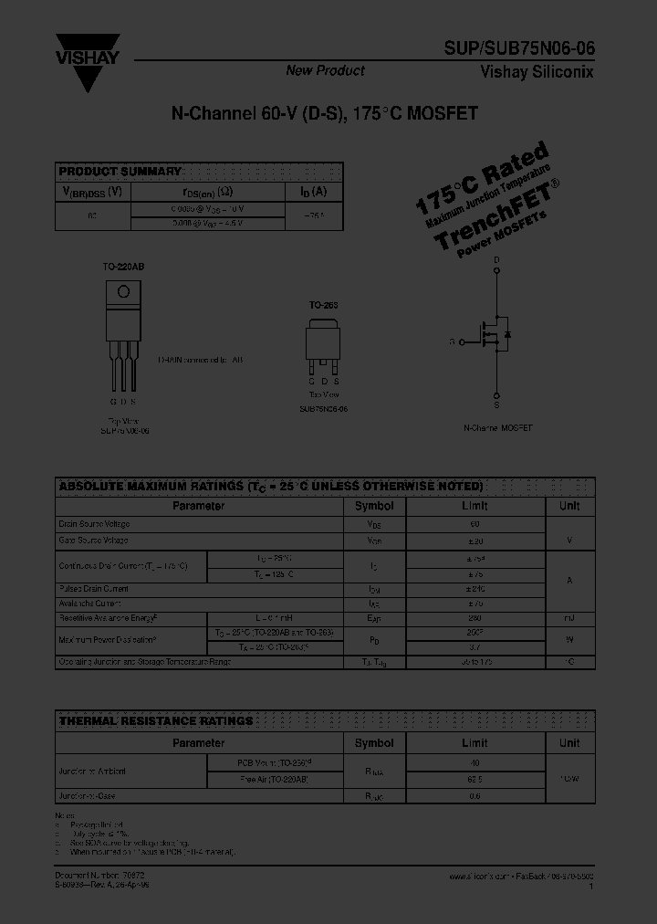 SUB75N06-06_1727664.PDF Datasheet