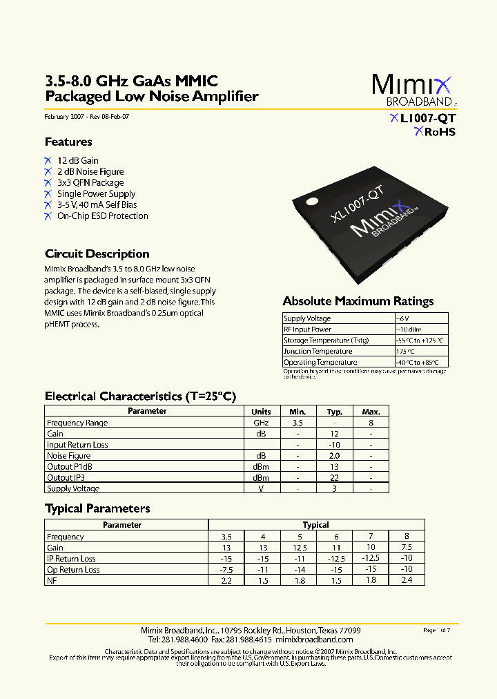 XL1007-QT-EV1_1734845.PDF Datasheet